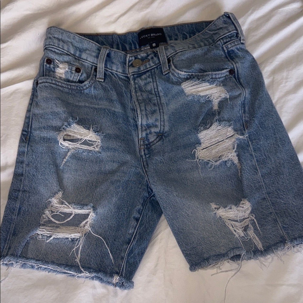 Lucky Brand 90s High Rise Denim Shorts size 26
